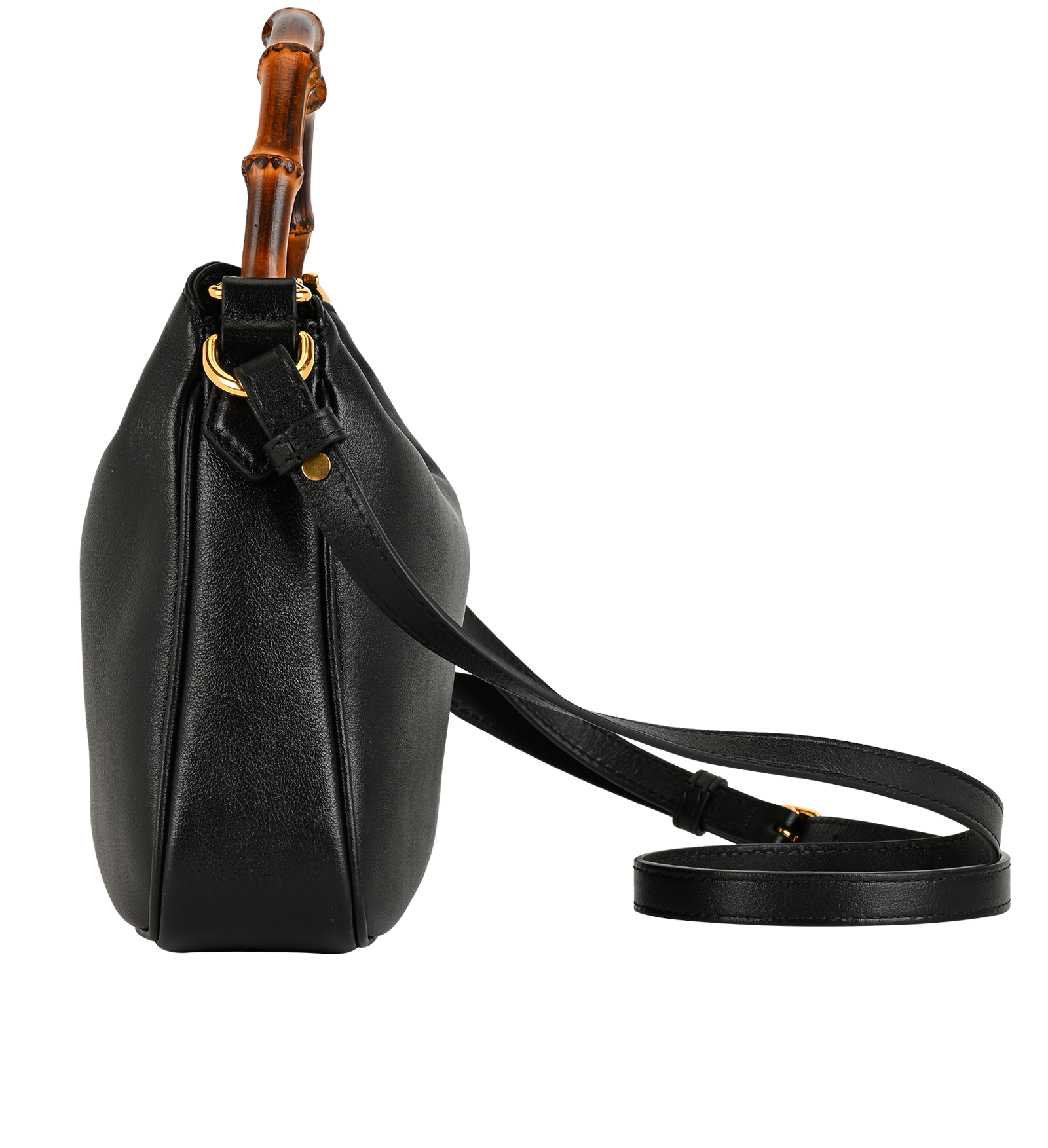 Small Diana, &pound;950, Handbags, Black, Leather, Bottom view